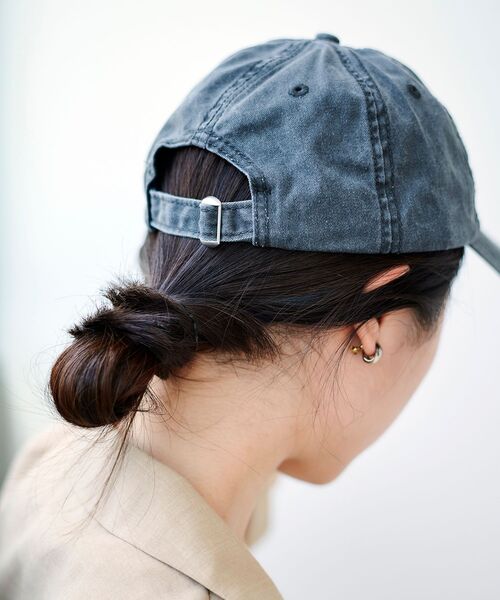 le.coeur blanc（ルクールブラン）の「ピグメント加工モチーフCAP（キャップ・レディース・ブラック/ベージュ・FREE）」の12枚目の写真