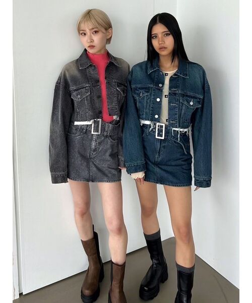GYDA クロップドデニムジャケット 新品タグ付き Ada. デニムジャケット gジャン デニム クロップド Gジャン