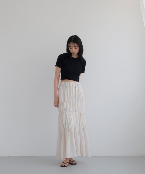 LIAN（リアン）の「ランダムギャザースカート（スカート）」 - WEAR