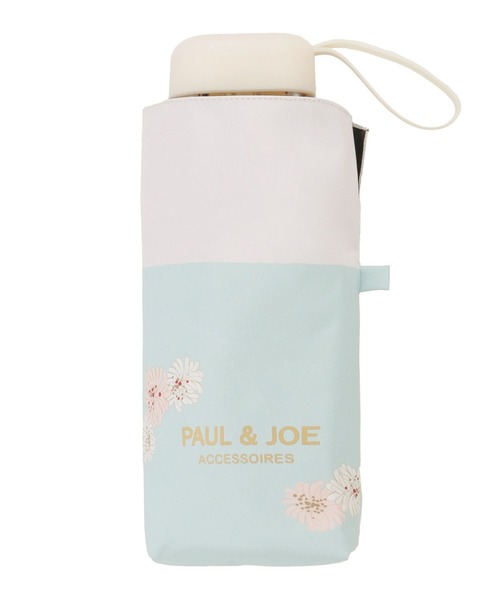 PAUL&JOE(ポールアンドジョー)の「【WEB限定】遮光100% 晴雨兼用 折りたたみ日傘 コンパクト "バイカラー"(折りたたみ傘・レディース・ミント/ベージュ/オレンジ系その他2/ラベンダー/ライトブルー・FREE)」の10枚目の写真