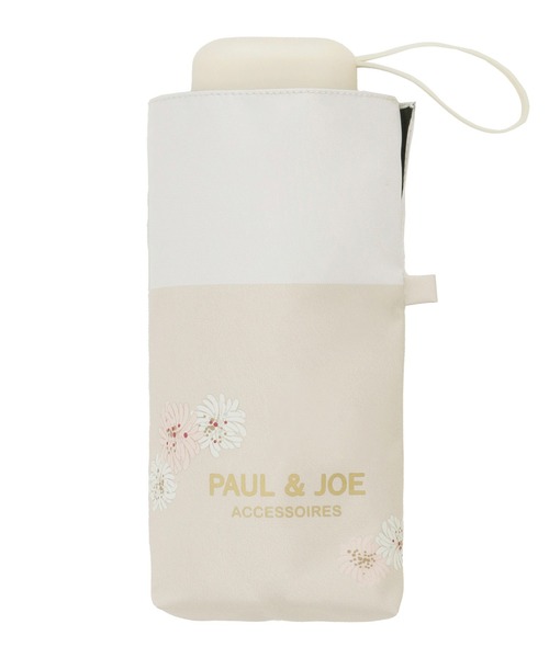PAUL&JOE(ポールアンドジョー)の「【WEB限定】遮光100% 晴雨兼用 折りたたみ日傘 コンパクト "バイカラー"(折りたたみ傘・レディース・ミント/ベージュ/オレンジ系その他2/ラベンダー/ライトブルー・FREE)」の16枚目の写真