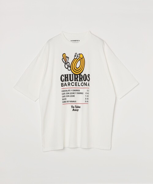 HANDTEX(ハンドテックス)の「【SHIPS any別注】HANDTEX: NOT AMERICAN FOOD? ロゴ プリント Tシャツ◇(Tシャツ/カットソー・メンズ・ホワイト/ライトホワイト/ホワイト系その他・MEDIUM/LARGE)」の18枚目の写真