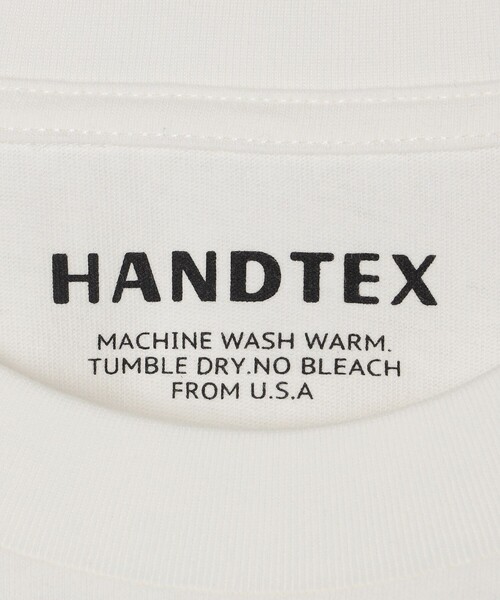 HANDTEX(ハンドテックス)の「【SHIPS any別注】HANDTEX: NOT AMERICAN FOOD? ロゴ プリント Tシャツ◇(Tシャツ/カットソー・メンズ・ホワイト/ライトホワイト/ホワイト系その他・MEDIUM/LARGE)」の20枚目の写真