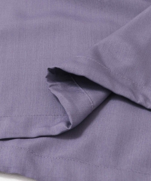 SENSE OF PLACE by URBAN RESEARCH（センスオブプレイスバイアーバンリサーチ）の「CPOサイドデザインルーズシャツ（シャツ/ブラウス・メンズ・ブラック/チャコールグレー/パープル/グリーン・MEDIUM/LARGE）」の9枚目の写真