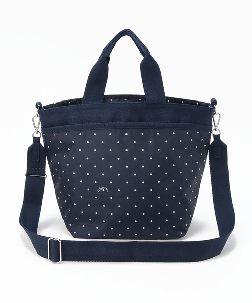 LeSportsac（レスポートサック）の「BUCKET TOTE ネイビープティ