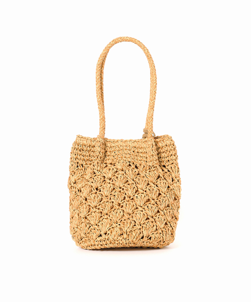 JOURNAL STANDARD relume(ジャーナルスタンダード レリューム)の「《追加》RELUME MIXペーパーフリンジバッグ(ハンドバッグ・レディース・チャコールグレー/カーキ/オレンジ・FREE)」の8枚目の写真