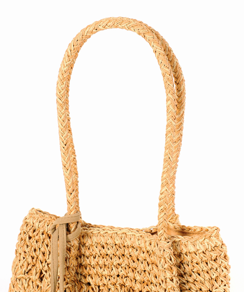 JOURNAL STANDARD relume(ジャーナルスタンダード レリューム)の「《追加》RELUME MIXペーパーフリンジバッグ(ハンドバッグ・レディース・チャコールグレー/カーキ/オレンジ・FREE)」の13枚目の写真