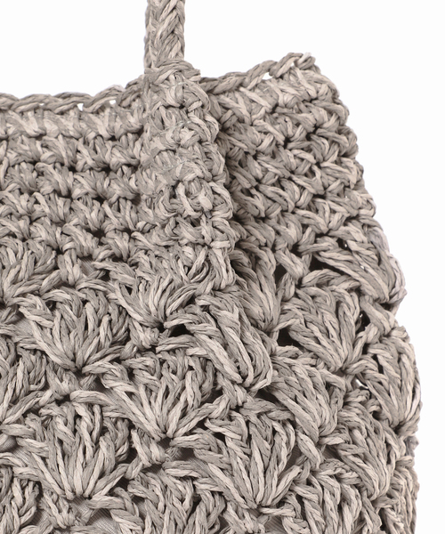 JOURNAL STANDARD relume(ジャーナルスタンダード レリューム)の「《追加》RELUME MIXペーパーフリンジバッグ(ハンドバッグ・レディース・チャコールグレー/カーキ/オレンジ・FREE)」の21枚目の写真