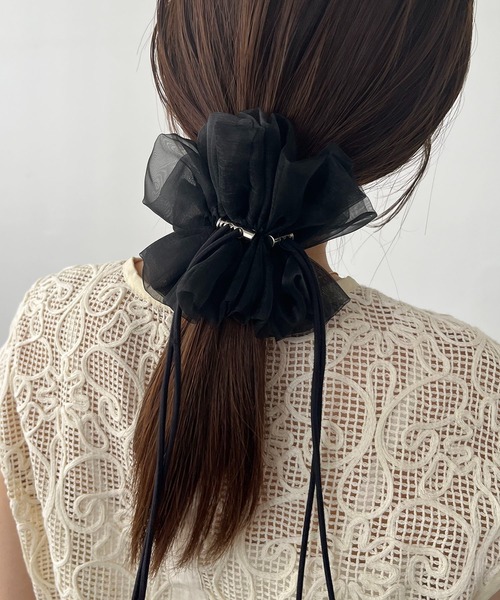 新色追加】〈GOLDY/ゴールディ〉ドロストオーガンジーシュシュ