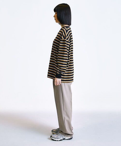 City Ambient Products（シティアンビエントプロダクツ）の「City Ambient Products: 2プリーツ ワイド テーパード スラックス（スラックス・メンズ・ナチュラル/その他/カーキ/ブラック・LARGE/MEDIUM/SMALL）」の13枚目の写真