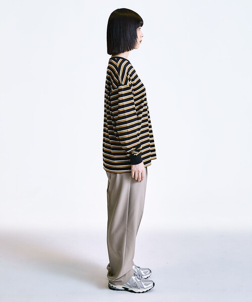 City Ambient Products（シティアンビエントプロダクツ）の「City Ambient Products: 2プリーツ ワイド テーパード スラックス（スラックス・メンズ・ナチュラル/その他/カーキ/ブラック・LARGE/MEDIUM/SMALL）」の15枚目の写真