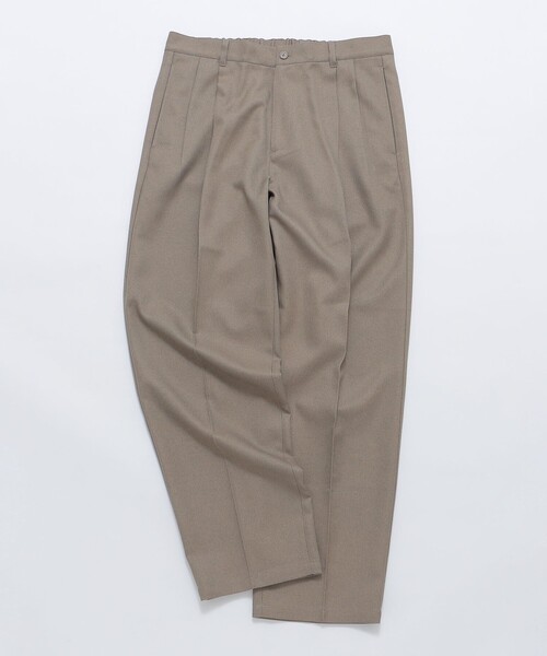 City Ambient Products（シティアンビエントプロダクツ）の「City Ambient Products: 2プリーツ ワイド テーパード スラックス（スラックス・メンズ・ナチュラル/その他/カーキ/ブラック・LARGE/MEDIUM/SMALL）」の18枚目の写真