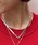quip queint�i�N�C�b�v�N�G�C���g�j�́u�yquip queint�zomega sharp necklace/�I���K �V���[�v �l�b�N���X�i�l�b�N���X�j�v�b�V���o�[