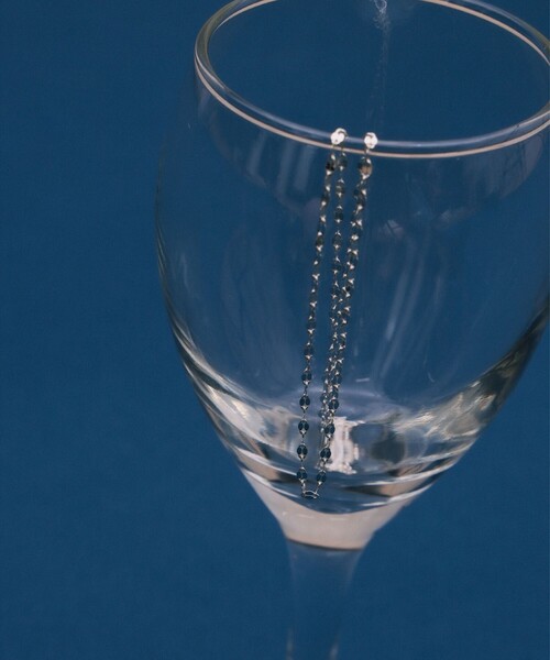 Ray BEAMS（レイビームス）の「シルバー ペタルチェーン ネックレス（ネックレス・レディース・シルバー・ONE SIZE）」の5枚目の写真