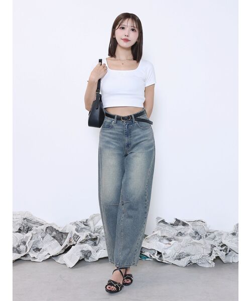 EATME(イートミー)の「シルバーポイントベルト(ベルト・レディース・ブラック・FREE)」の2枚目の写真