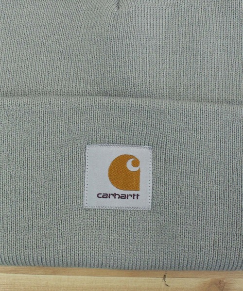 Carhartt WIP（カーハートダブリューアイピー）の「WIP アクリル ワッチ ハット ビーニー ニットキャップ Acrylic Watch Hat（ニットキャップ/ビーニー・メンズ・ブラウン/グレー/ブラック・ONE SIZE）」の7枚目の写真
