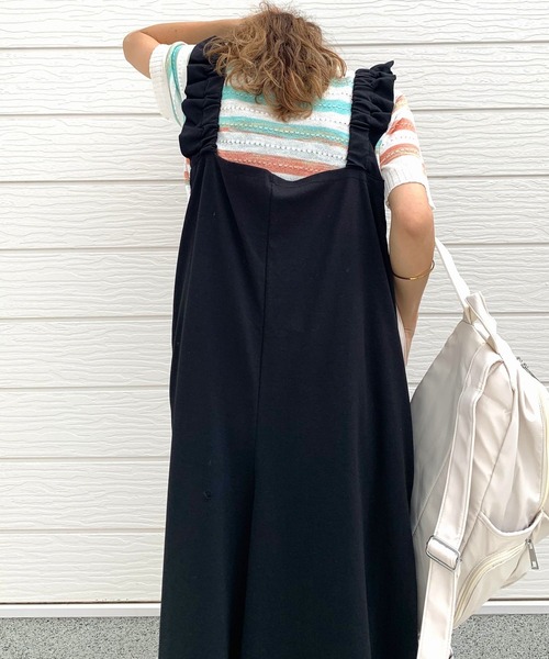 Q（キュー）の「マルチボーダーニット（ニット/セーター・レディース・ピンク系その他/マルチ・MEDIUM）」の13枚目の写真