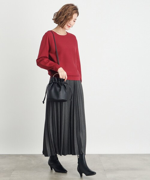 grove（グローブ）の「◆【雑誌掲載】リングドロストショルダー（ショルダーバッグ・レディース・シルバー/ブラック/ブラック系1・00）」の7枚目の写真