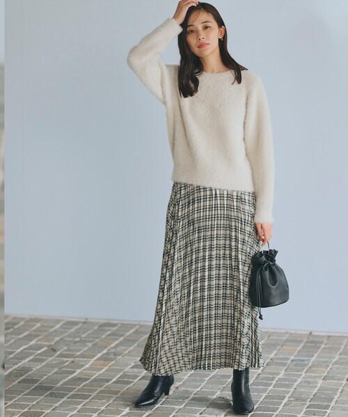 grove（グローブ）の「◆【雑誌掲載】リングドロストショルダー（ショルダーバッグ・レディース・シルバー/ブラック/ブラック系1・00）」の8枚目の写真