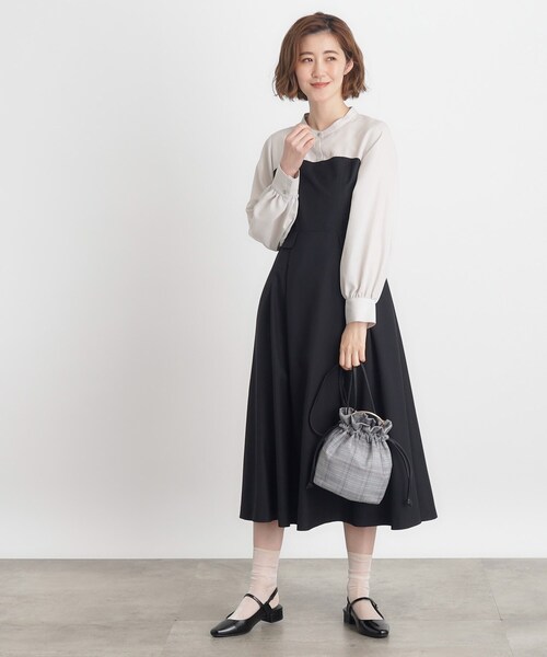 grove（グローブ）の「◆【雑誌掲載】リングドロストショルダー（ショルダーバッグ・レディース・シルバー/ブラック/ブラック系1・00）」の11枚目の写真