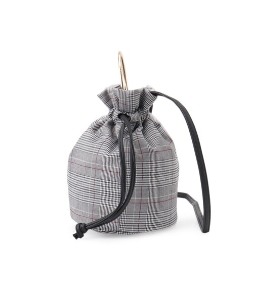 grove（グローブ）の「◆【雑誌掲載】リングドロストショルダー（ショルダーバッグ・レディース・シルバー/ブラック/ブラック系1・00）」の16枚目の写真