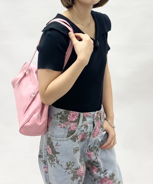 mebole(メボレ)の「フレンチカラーroseトップス(Tシャツ/カットソー・レディース・グレー/ホワイト/ブラック・FREE)」の20枚目の写真