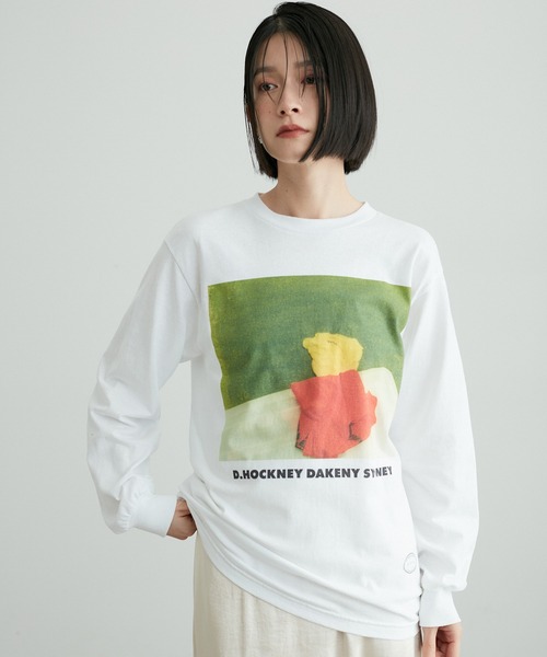 TANGTANG(タンタン)の「【TANG TANG for ADAM ET ROPE'】別注 GASATANG L/S Tee(Tシャツ/カットソー・レディース・ホワイト・S)」の7枚目の写真