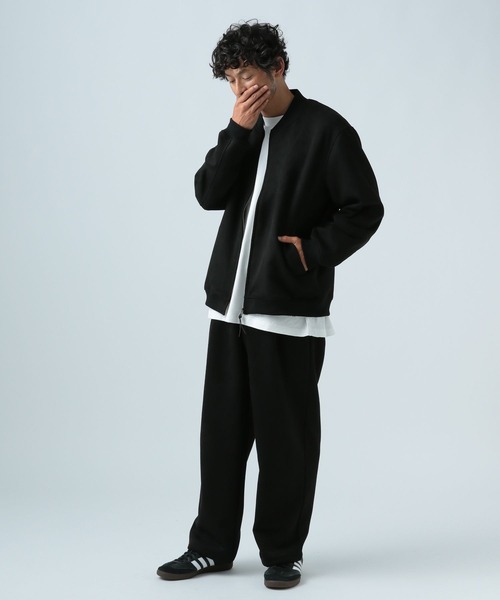 BAYFLOW（ベイフロー）の「[着心地アップグレード]クラフトスエードブルゾン（ブルゾン・メンズ・ブラウン/グレー/ブラック・LARGE/MEDIUM/SMALL）」の10枚目の写真