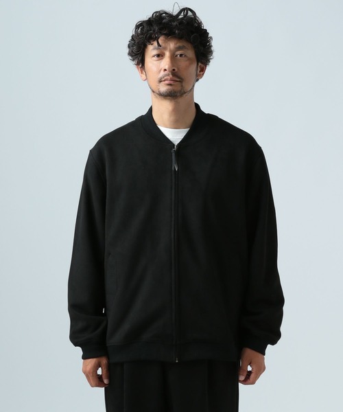BAYFLOW（ベイフロー）の「[着心地アップグレード]クラフトスエードブルゾン（ブルゾン・メンズ・ブラウン/グレー/ブラック・LARGE/MEDIUM/SMALL）」の14枚目の写真