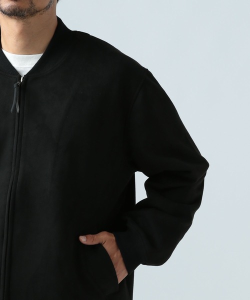 BAYFLOW（ベイフロー）の「[着心地アップグレード]クラフトスエードブルゾン（ブルゾン・メンズ・ブラウン/グレー/ブラック・LARGE/MEDIUM/SMALL）」の18枚目の写真