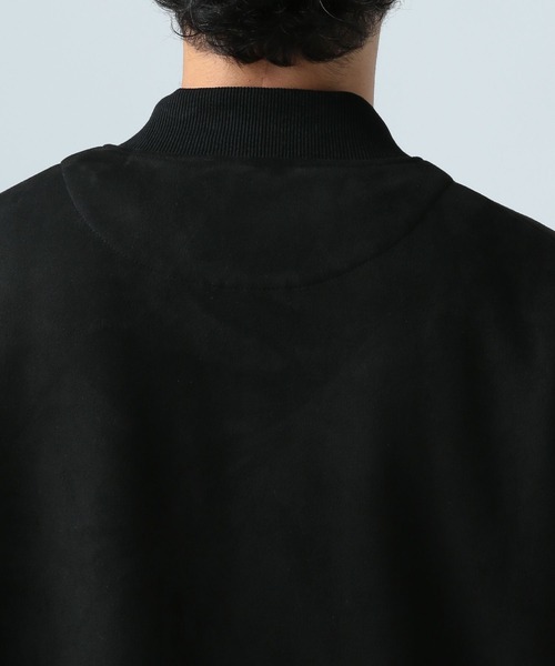 BAYFLOW（ベイフロー）の「[着心地アップグレード]クラフトスエードブルゾン（ブルゾン・メンズ・ブラウン/グレー/ブラック・LARGE/MEDIUM/SMALL）」の21枚目の写真