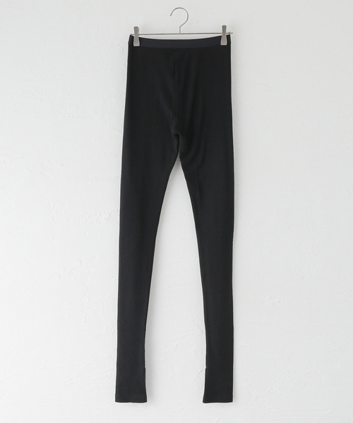 IENA（イエナ）の「INSCRIRE/アンスクリア Flower Leggings レギンス I24AW-CUT14（レギンス/スパッツ・レディース・ブラック・FREE）」の2枚目の写真