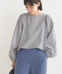 OMNES | 製品洗いコットンブロードボリューム袖ブラウス(シャツ/ブラウス)