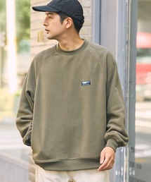 マルチファンクショナル ビッグシルエット ラグランスリーブフリースプルオーバー / アンチピリング ・静電防止【THE CRAFT CREW PRODUCTS】