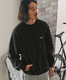 マルチファンクショナル ビッグシルエット ラグランスリーブフリースプルオーバー【THE CRAFT CREW PRODUCTS】ブラック