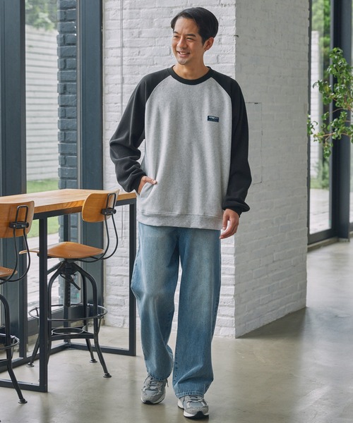 マルチファンクショナル ビッグシルエット ラグランスリーブフリース