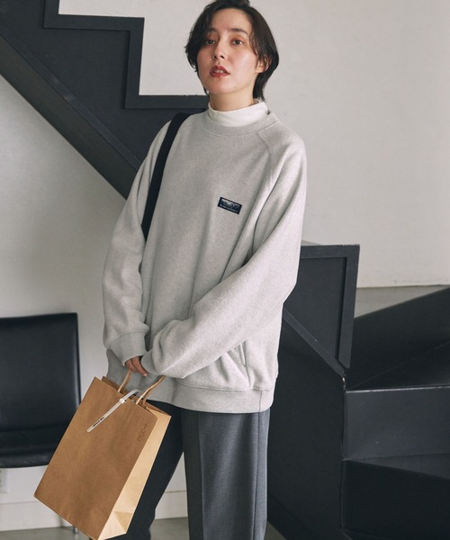 マルチファンクショナル ビッグシルエット ラグランスリーブフリース