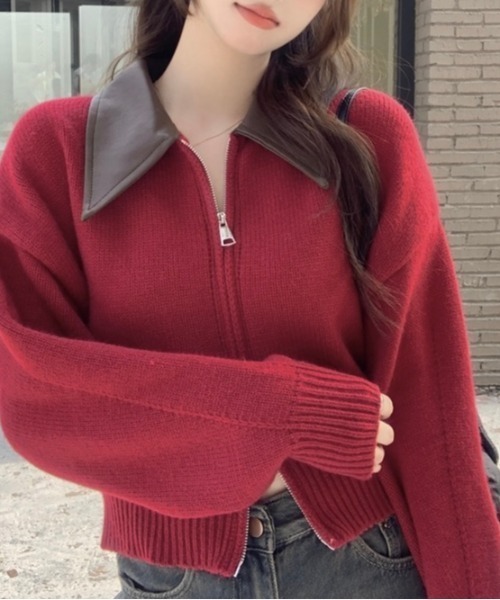 ⭐️美品⭐️プラダ ムートン切り替えニット カシミヤ リアル