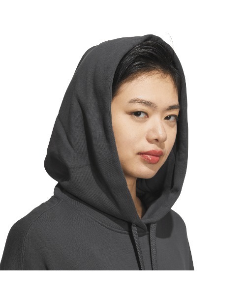 adidas（アディダス）の「アディダス adidas ワーディング ルーズフィット フレンチテリーワンピース（ワンピース・レディース・ベージュ/ダークグレー・S/M/L/XL）」の10枚目の写真