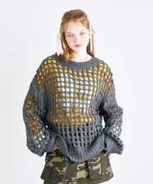 ニット セーター ANNA SUI NYC サイドベルト リブニット プルオーバー レディース サイドベルトリブニットプルオーバー – ANNA SUI NYC