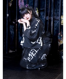 Amilige（アミリージュ）の「MELT Bear総柄浴衣（浴衣）」 - WEAR
