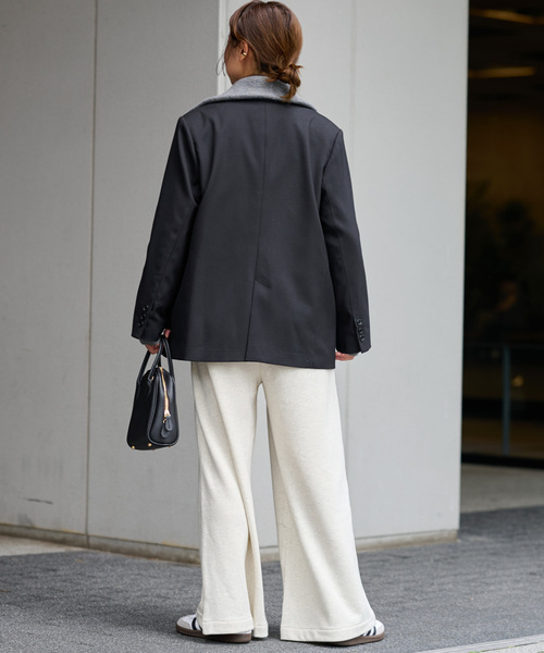 JOURNAL STANDARD relume（ジャーナルスタンダード　レリューム）の「シングルブレストテーラードジャケット（テーラードジャケット・レディース・ブラック/カーキ/チャコールグレー・FREE）」の6枚目の写真