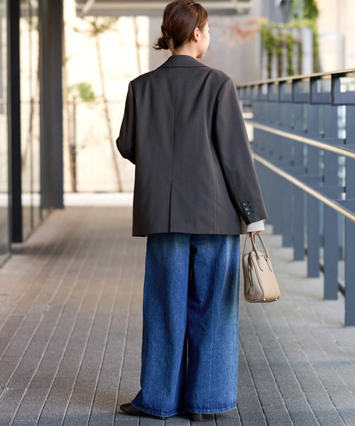 JOURNAL STANDARD relume（ジャーナルスタンダード　レリューム）の「シングルブレストテーラードジャケット（テーラードジャケット・レディース・ブラック/カーキ/チャコールグレー・FREE）」の16枚目の写真