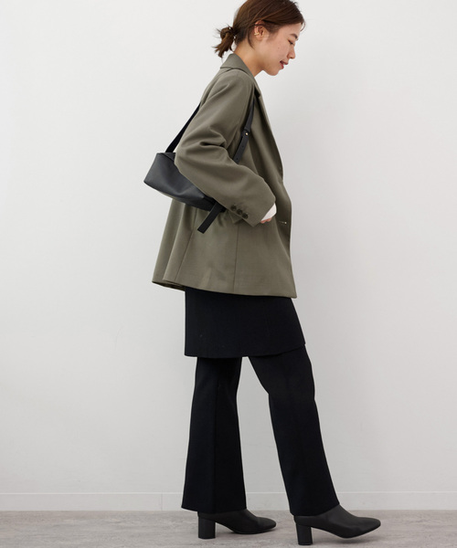 JOURNAL STANDARD relume（ジャーナルスタンダード　レリューム）の「シングルブレストテーラードジャケット（テーラードジャケット・レディース・ブラック/カーキ/チャコールグレー・FREE）」の21枚目の写真