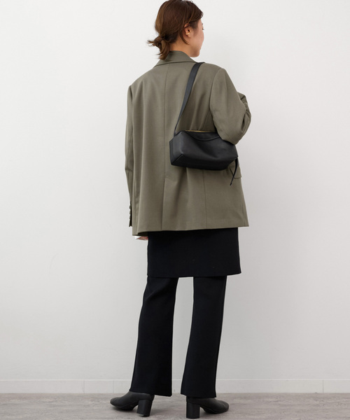 JOURNAL STANDARD relume（ジャーナルスタンダード　レリューム）の「シングルブレストテーラードジャケット（テーラードジャケット・レディース・ブラック/カーキ/チャコールグレー・FREE）」の22枚目の写真