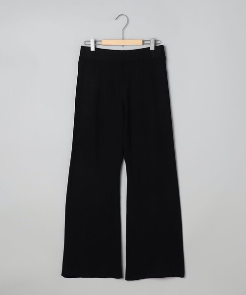 セール】レイヤードニット ボトムセット(スカート＋パンツの2点セット
