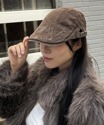 madrepadre（マドレパドレ）の「ビンテージウォッシュデニムハンチング（ハンチング/ベレー帽）」