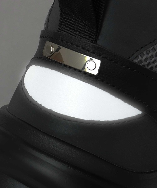 glabella(グラベラ)の「+7cm ボリュームハイソール 厚底 スニーカー アグリーシューズ(スニーカー・メンズ・ブラック・S/M/L)」の22枚目の写真