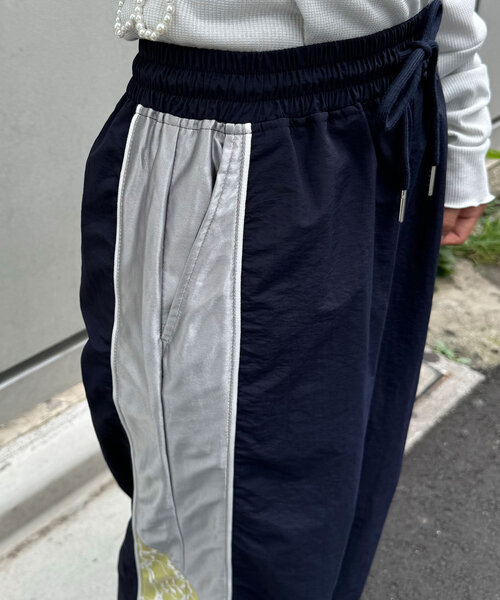【セール】裾レース切替ナイロントラックパンツ（その他パンツ）｜CIAOPANIC（チャオパニック）