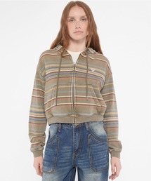 Guess | GUESS Originals Striped Zip Hoodie パーカー レディース(パーカー)
